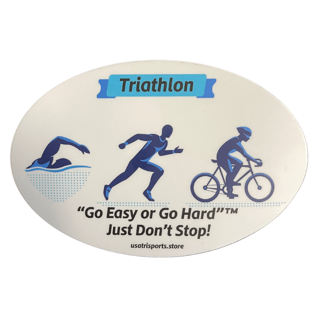 Triathlon Large Sticker