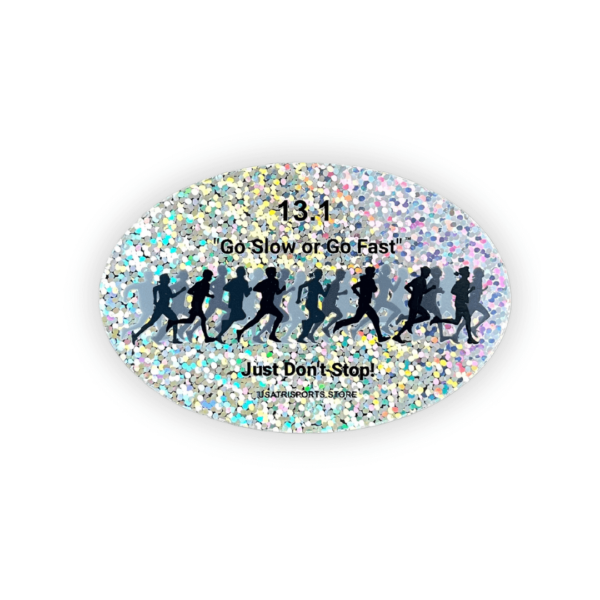 Half Marathon Sparkle Sticker