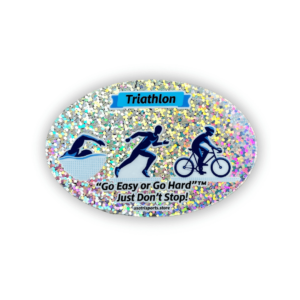 Triathlon Sparkle Sticker