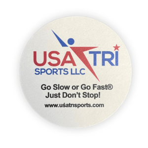 USA Tri Sports Go Slow or Go Fast Coaster