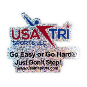 USA Tri Sports Sparkle Sticker